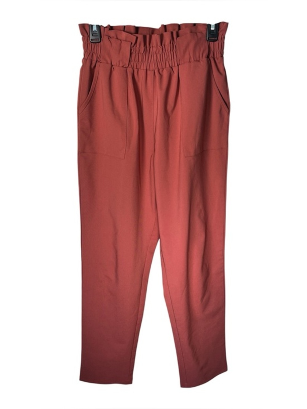 Grace Karin Paper Bag Crop Dress Pants Salmon/Rose Womans Size Medium